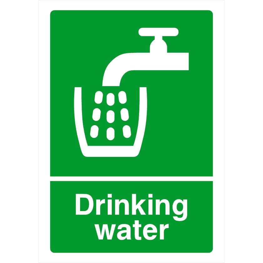 Drinking Water sign