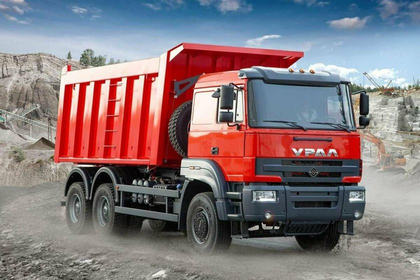 Урал бескапотный 6х4 самосвал