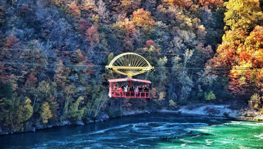 Канатная дорога над Ниагарским водопадом
