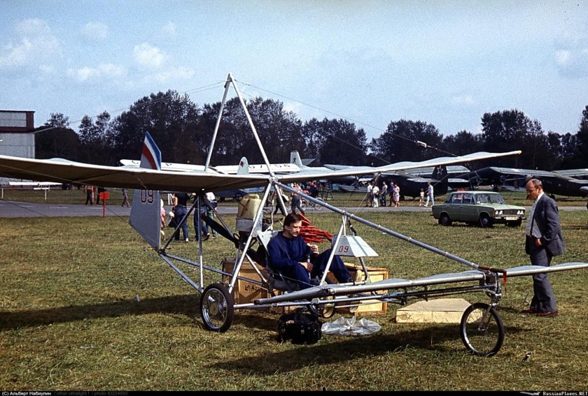 Ультралайт биплан самолет