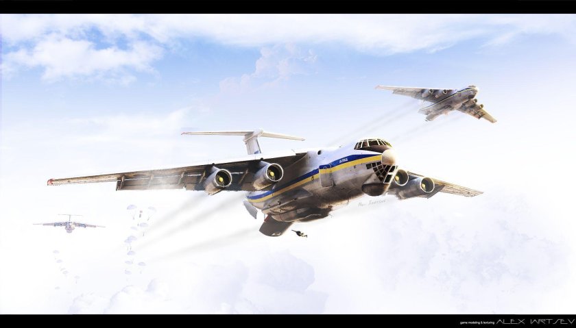 Ил 76 десантный