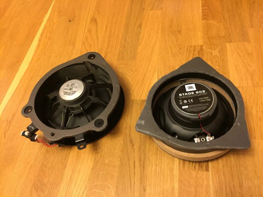 Штатные динамики Ауди а6