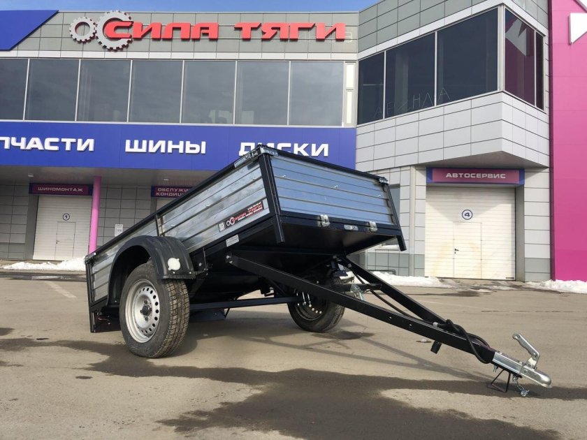 Прицеп в профиль