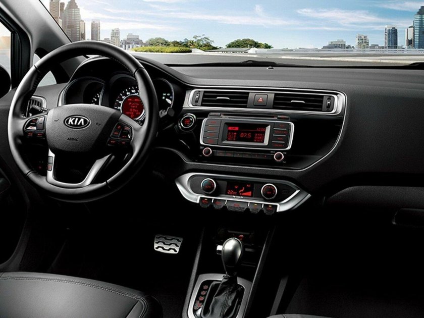 Kia rio 4 салон