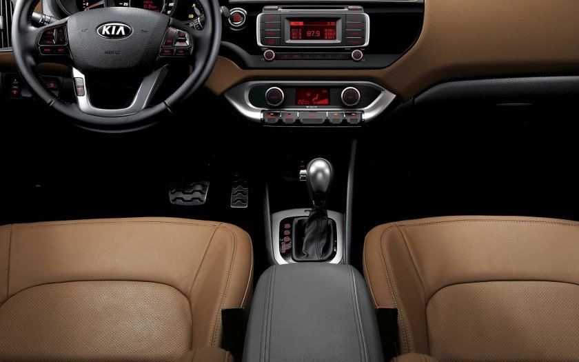 Киа Рио хэтчбек 2017 салон