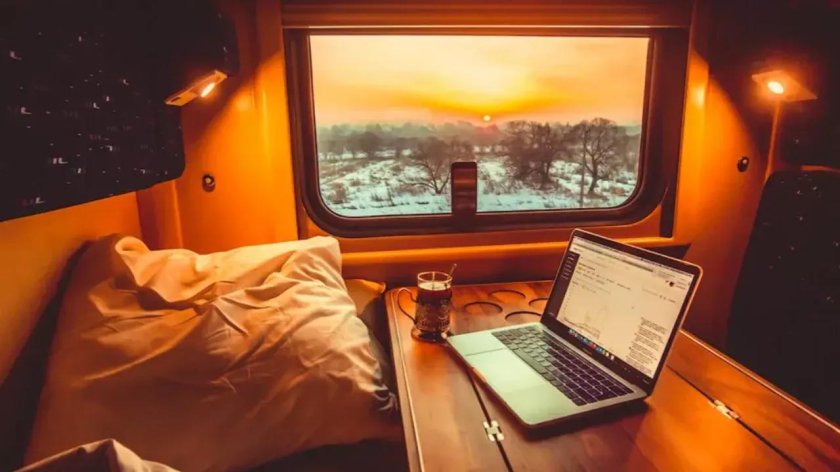 Путешествие на поезде