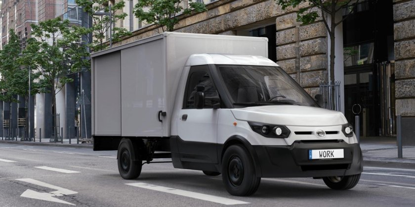 Электрический фургон