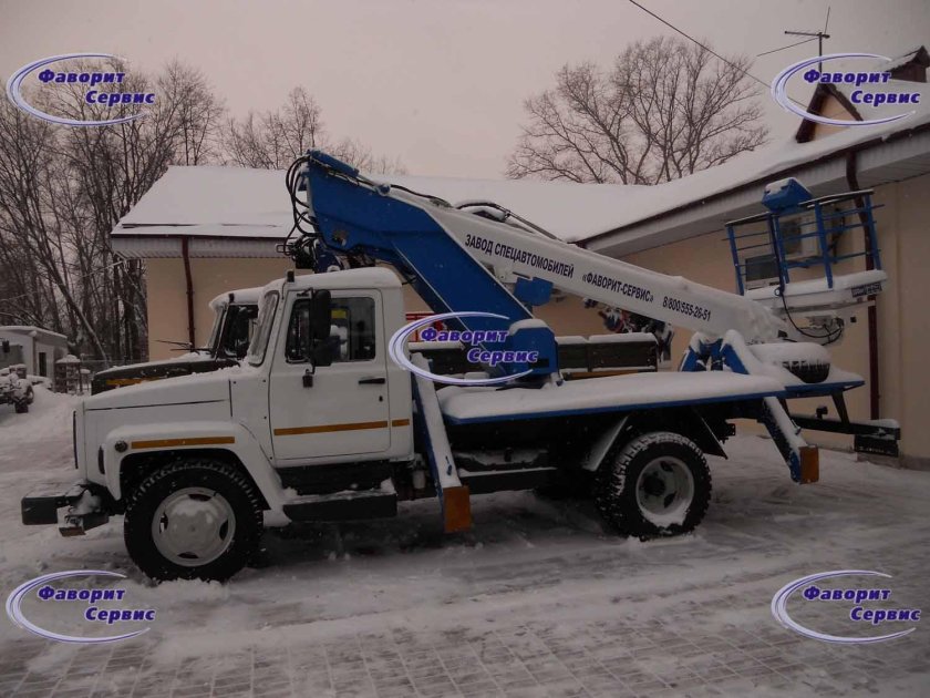 Автовышка ГАЗ 3309