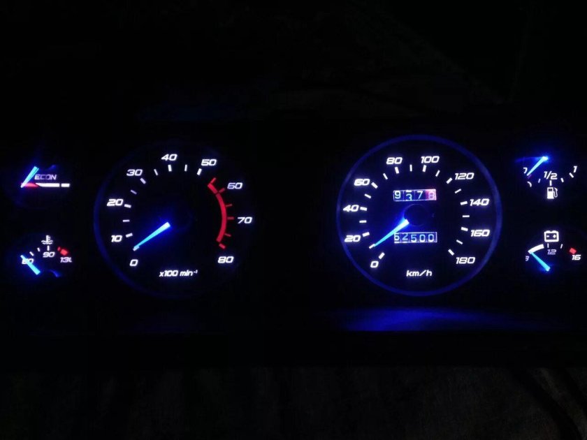 Пересвет приборной панели ВАЗ 2107