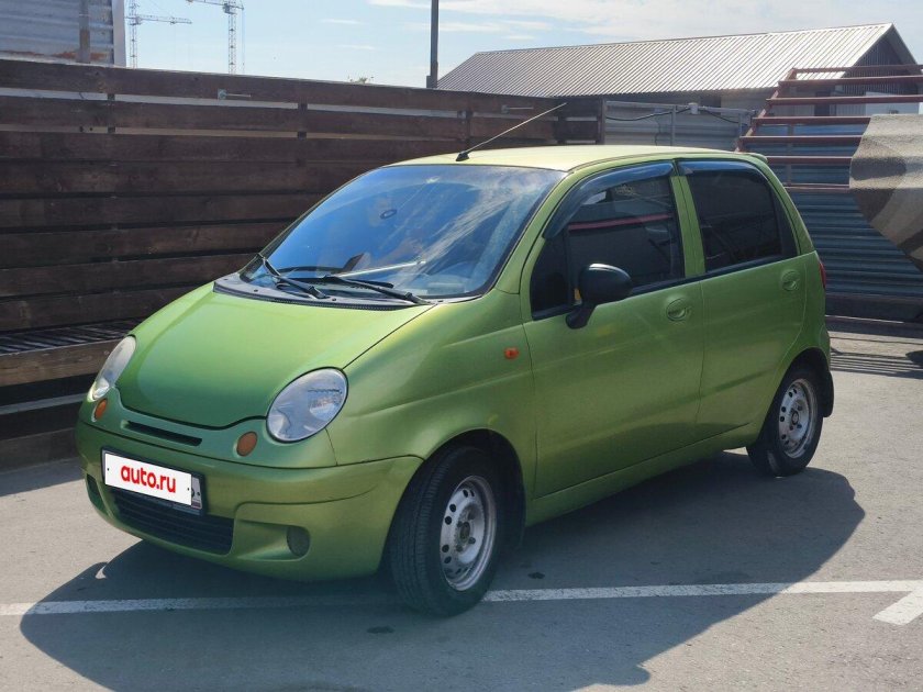 Daewoo matiz 2010 зелёный