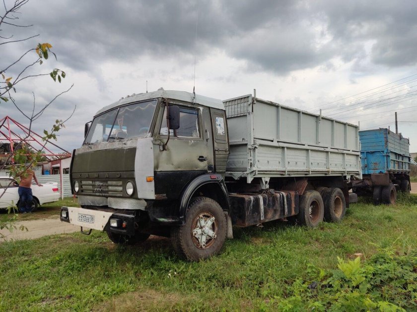 Камаз 5320 бортовой зерновоз