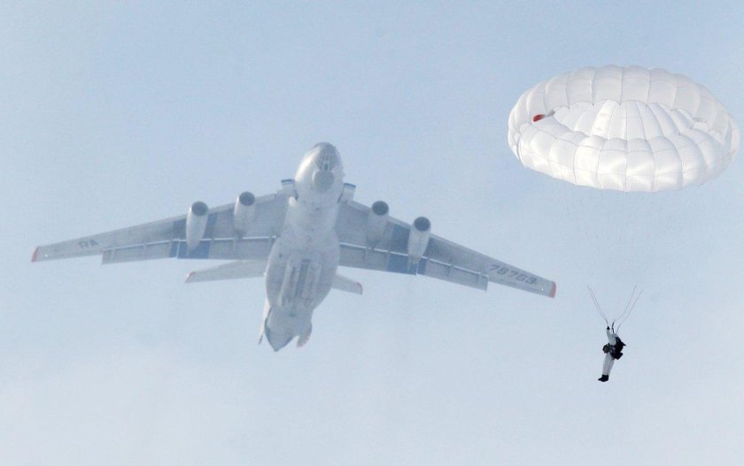 Ил 76 ВДВ выброска