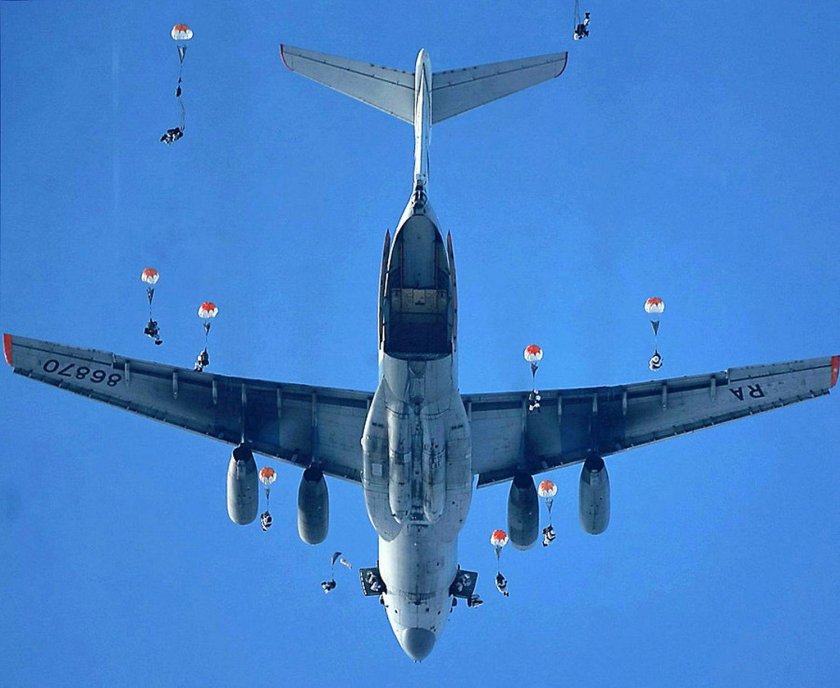 Десантирование с ил 76