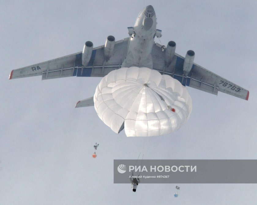 Десантирование ВДВ С ил 76