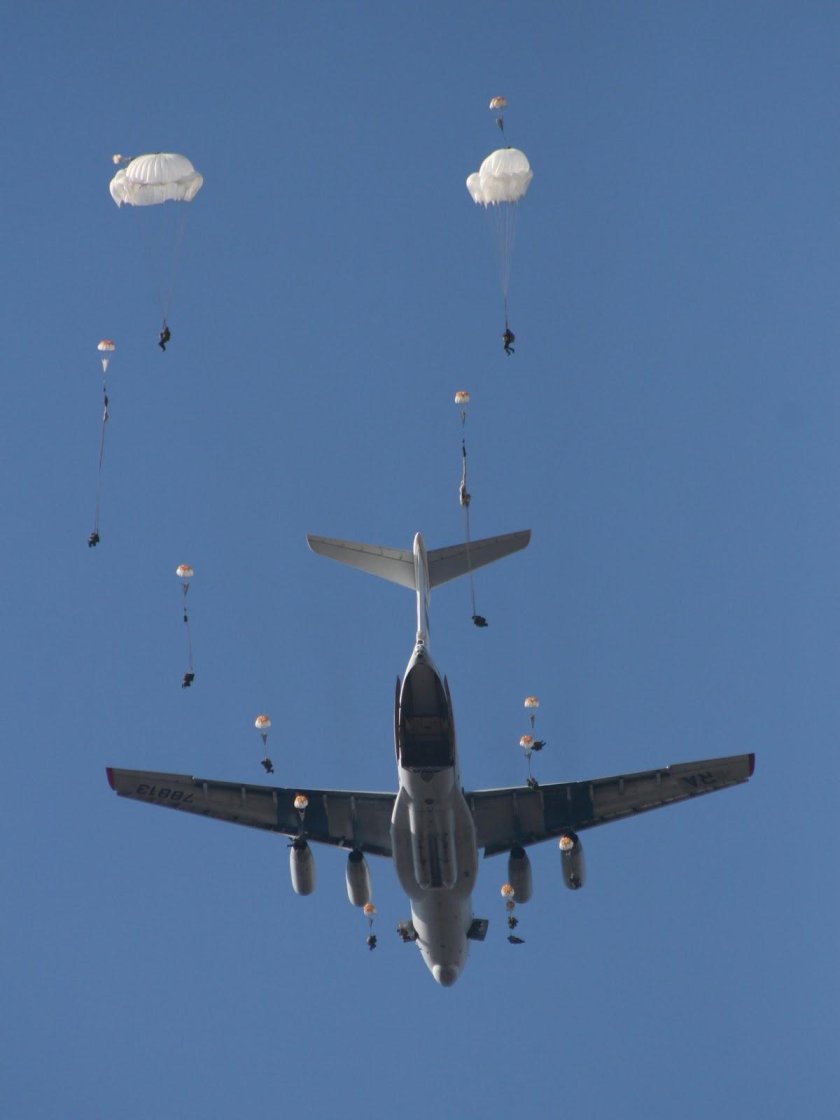 Десантирование с ил 76