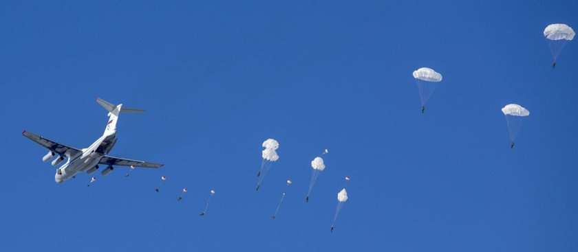 Ил 76 ВДВ выброска