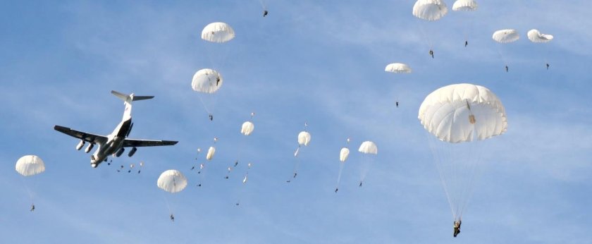 Десантирование парашют ВДВ