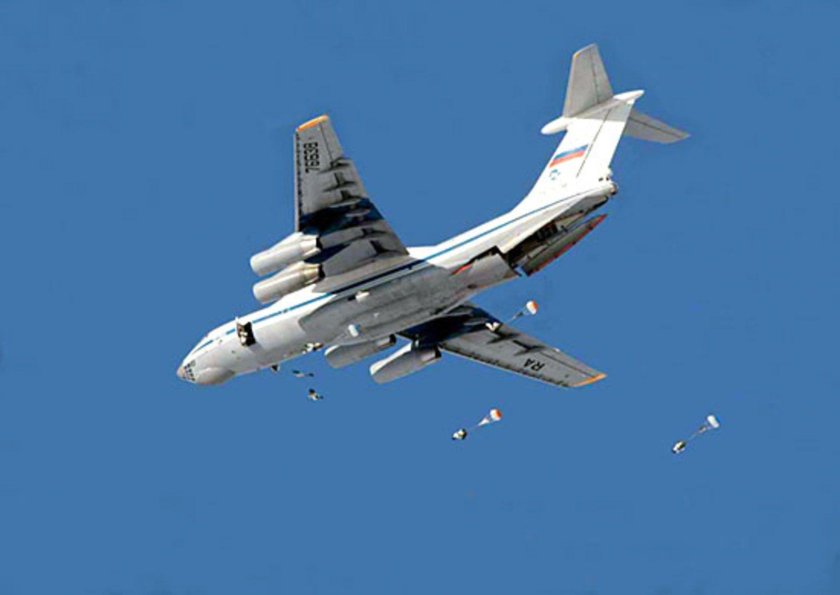 Десантирование с ил 76