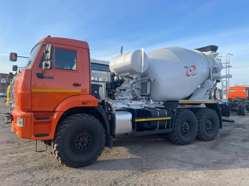 Автобетоносмеситель камаз 43118