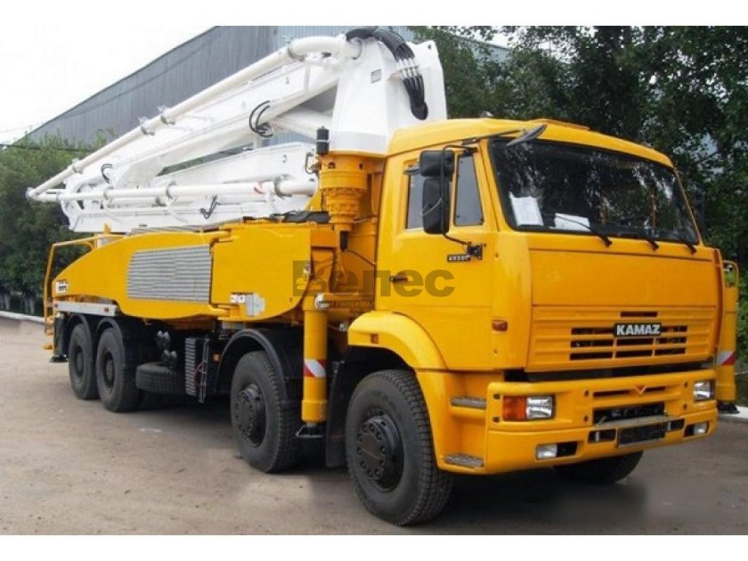 КАМАЗ 6540 бетононасос