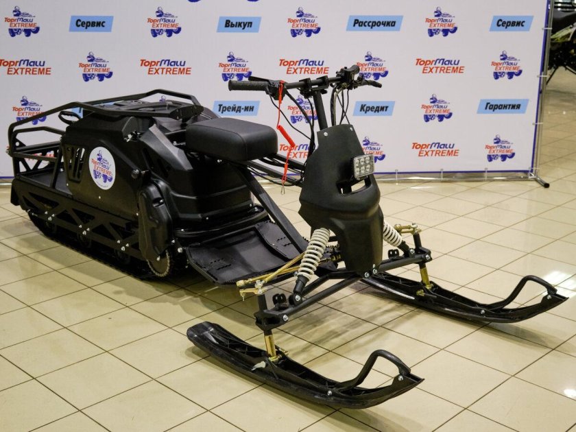 Мотобуксировщик irbis мухтар 15 с лыжным модулем