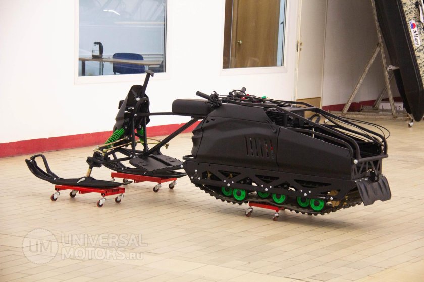 Мотобуксировщик irbis мухтар 15 с лыжным модулем