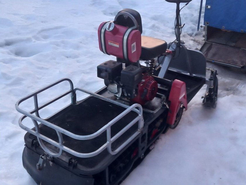 Мотобуксировщик ирбис мухтар 7 мини