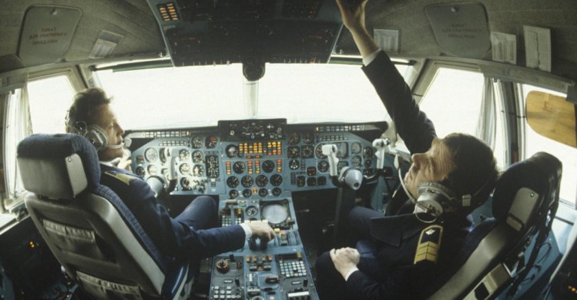 Кабина пилотов самолета ил-86