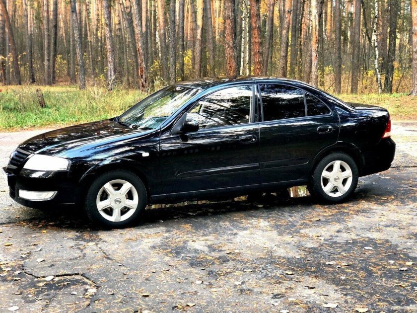 Ниссан Альмера 2007 черная