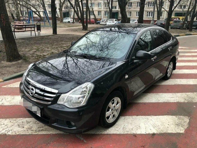 Ниссан Альмера 2014 черный