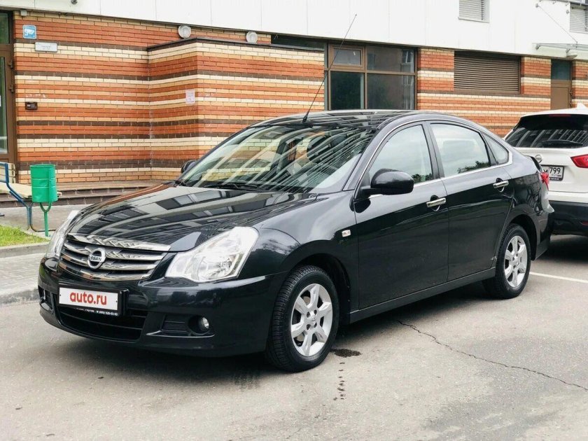 Ниссан Альмера 2013 черная