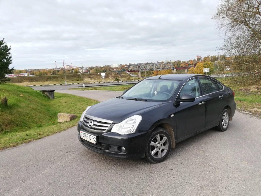 Ниссан Альмера 2014 черный
