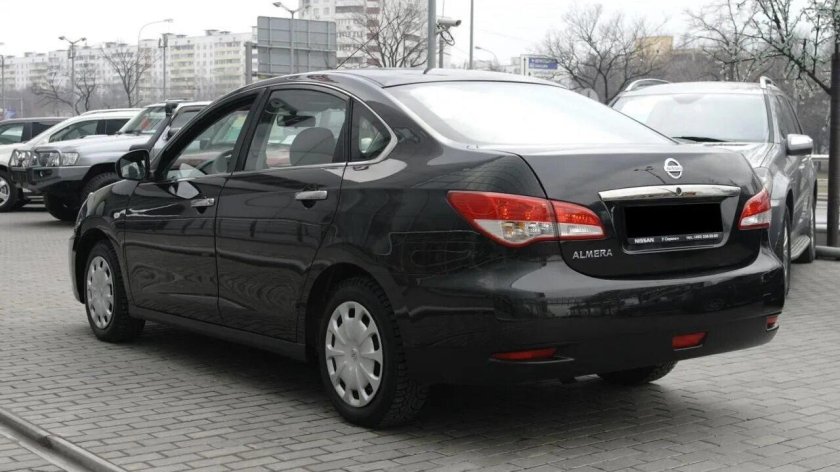 Ниссан Альмера 2017 черный