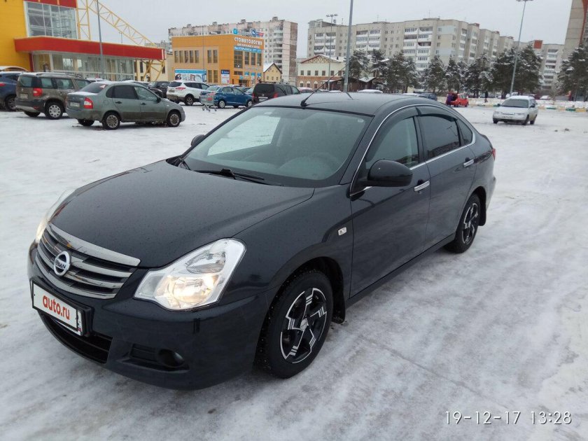 Nissan Almera 2013 черная