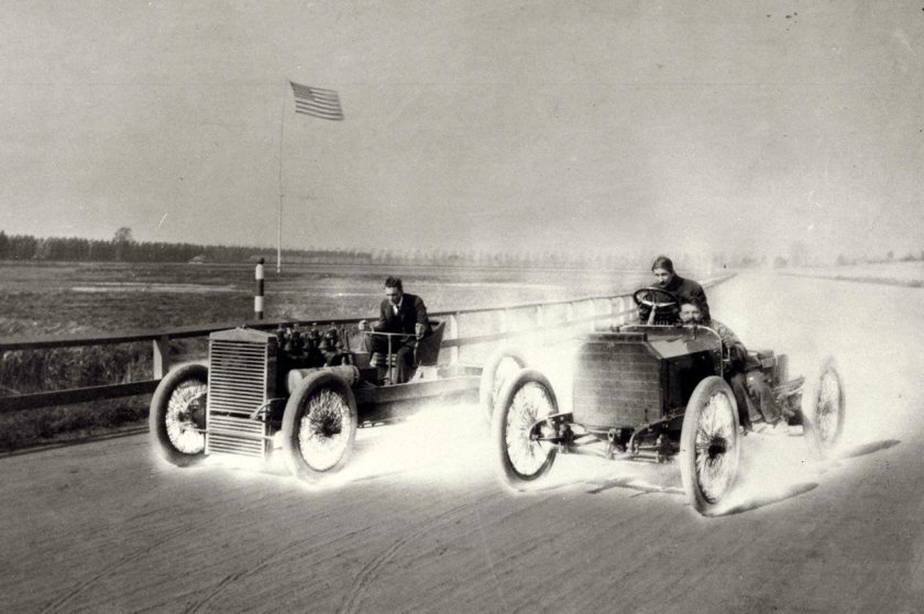 Генри Форд на гонках 1902