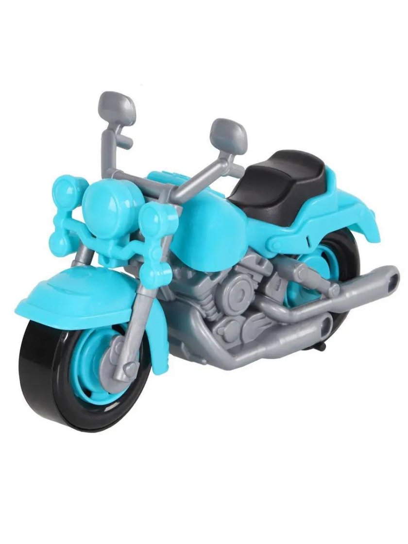 Синий мотоцикл игрушка