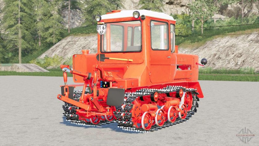 Гусеничный трактор дт 75