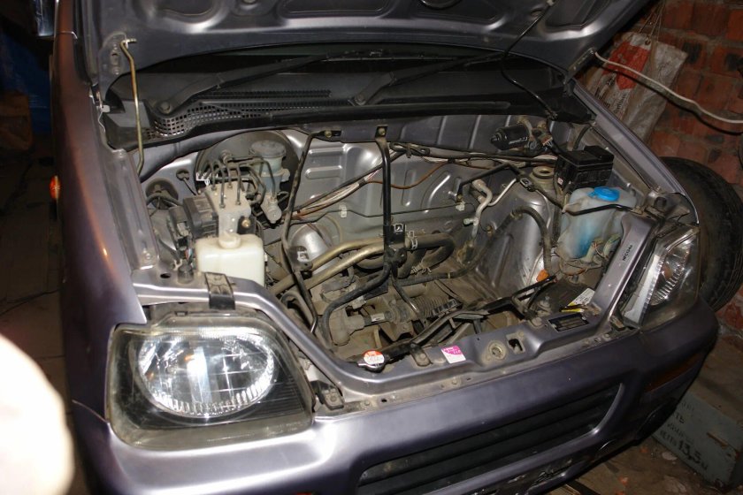 Демонтаж мотора Хонда z