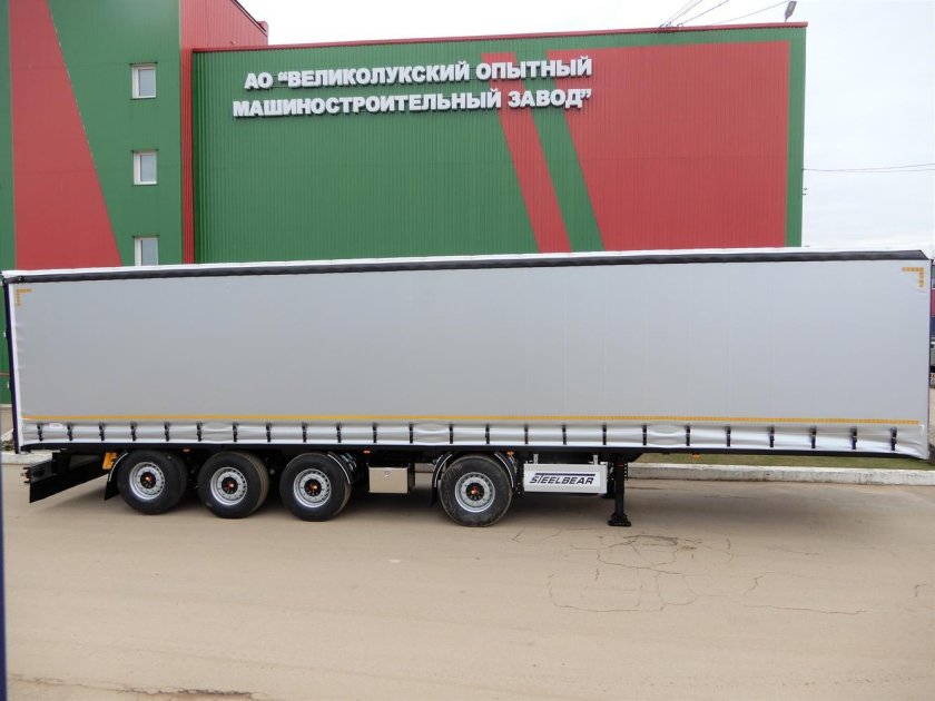 Тентовый полуприцеп Steelbear 16,5 метров