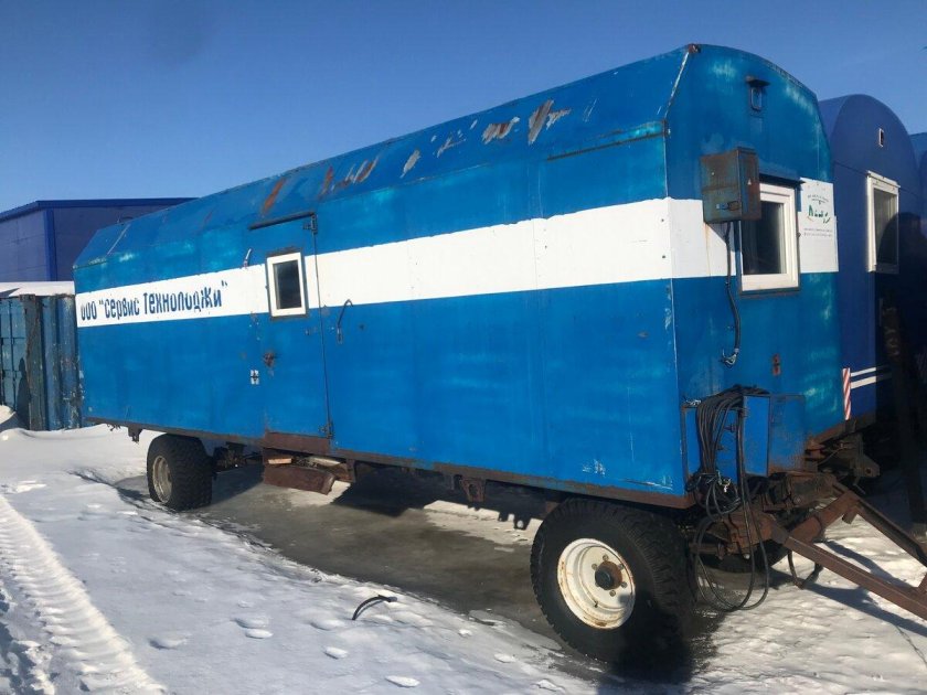 Вагон-бытовка на шасси уралснабсервис
