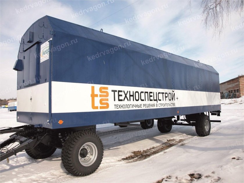 Прицеп тракторный вагон-дом передвижной "Полярис 01.8"