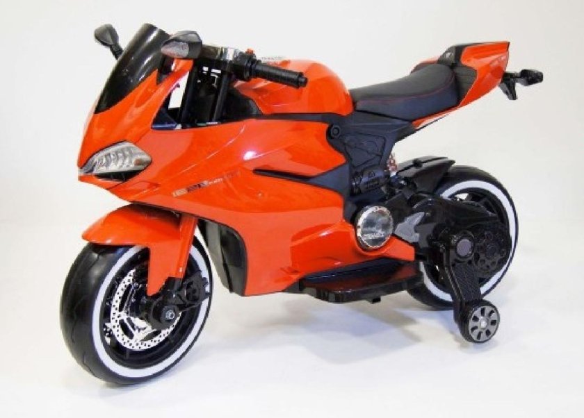 Детский электро мотоцикл Ducati a001aa оранжевый