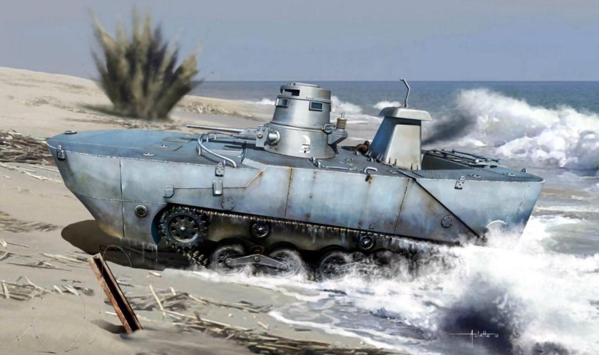 Type 2 ka-mi Amphibious Tank