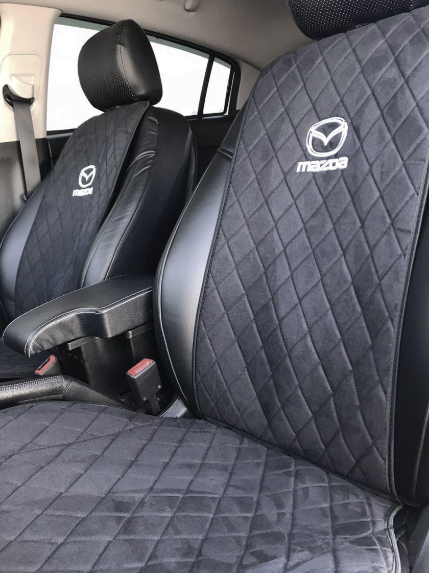 Авточехлы Мазда 6 GH черные