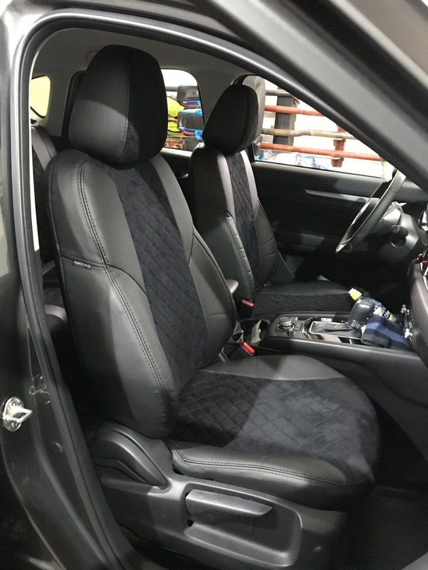 Чехлы Мазда СХ 5 алькантара