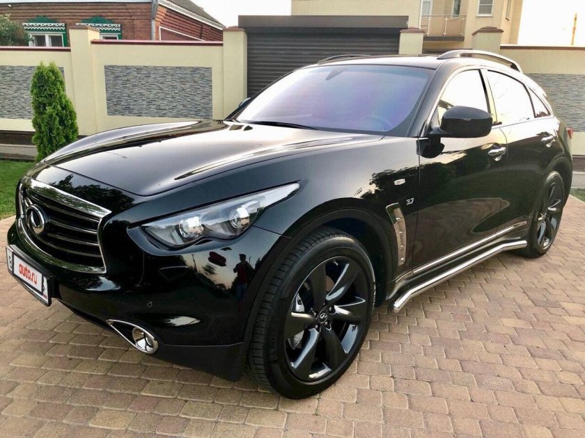 Infiniti qx70 черный