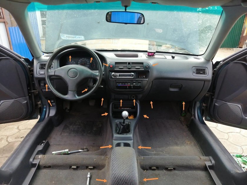 Honda Civic eg4 торпеда