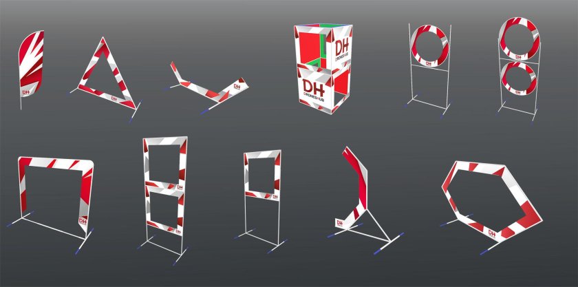 Полоса препятствий для квадрокоптера