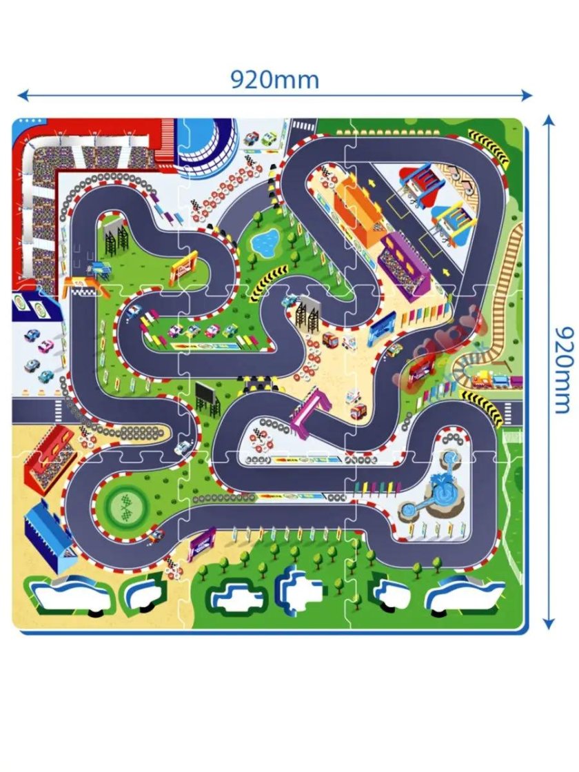 Коврик трасса для машинок