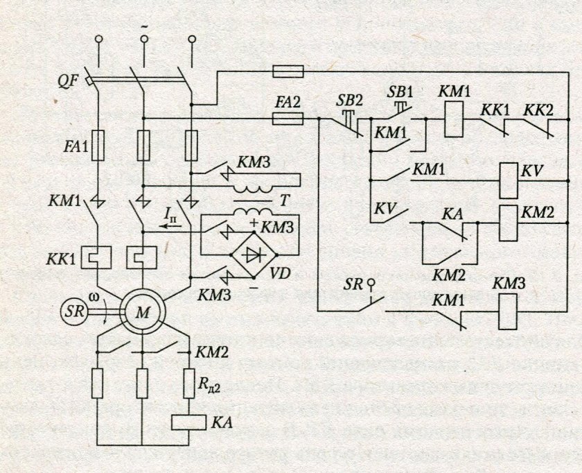 Релейно контакторные схемы управления асинхронного двигателя